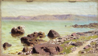 Felsige Küste, 1889 von Vasilij Dmitrievich Polenov